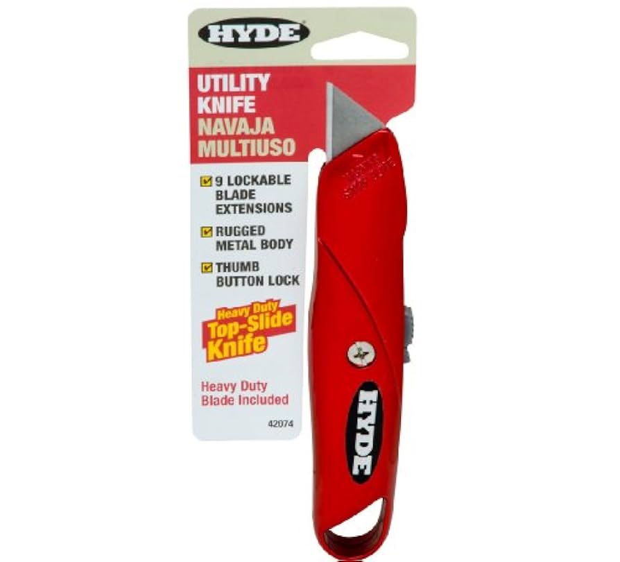 HYDE×SWITCHBLADE HYDE 42065 Switchblade Professional Safety Knife, Orange, 5